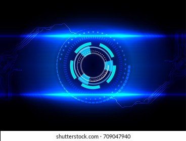 Vector Abstract futuristic circuit board technology. illustration vector design background