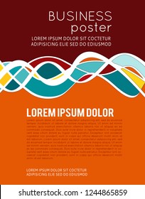 Vector abstract futuristic Geometrical concept illustration - layer template