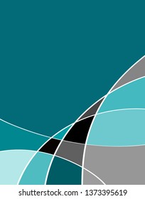 Vector abstract futuristic Geometrical concept illustration - layer template
