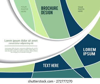 Vector abstract futuristic Geometrical concept illustration - layer template
