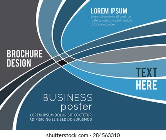 Vector abstract futuristic Geometrical concept illustration - layer template