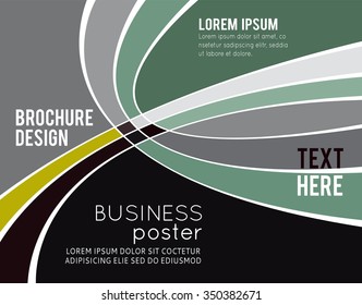 Vector abstract futuristic Geometrical concept illustration - layer template