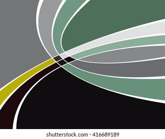 Vector abstract futuristic Geometrical concept illustration - layer template