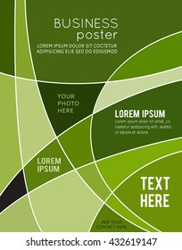 Vector abstract futuristic Geometrical concept illustration - layer template