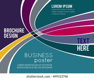 Vector abstract futuristic Geometrical concept illustration - layer template