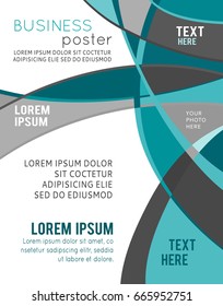 Vector abstract futuristic Geometrical concept illustration - layer template