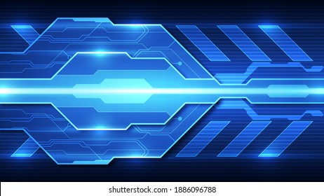 Vector Abstract futuristic high speed, Illustration high digital technology blue color