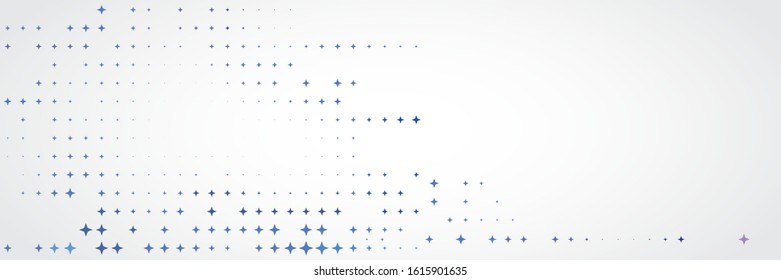 Vector abstract futuristic particle background