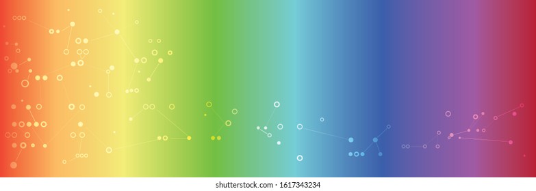 Vector abstract futuristic particle background