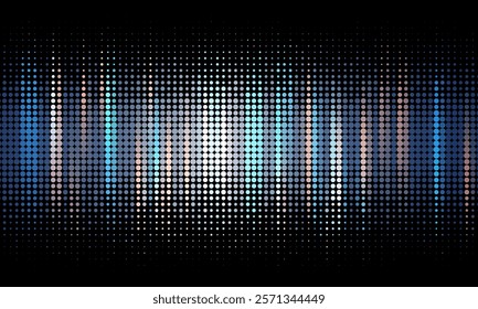 Vector abstract futuristic particle background.