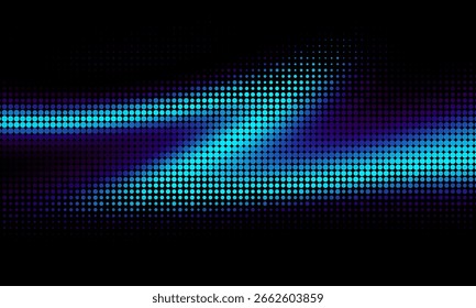 Fondo de partículas futuristas abstractas de Vector. No es IA