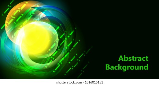 Vector abstract futuristic style background, colorful gradient shape design poster