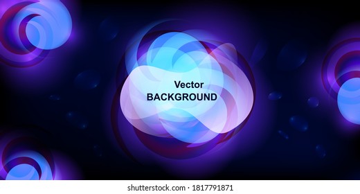 Vector abstract futuristic style background, colorful fluid gradient shape design poster. Big sale special offer