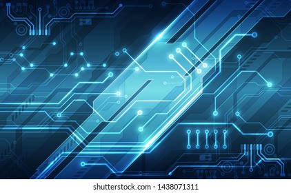 Vector Abstract futuristic technology background concept, Illustration high digital