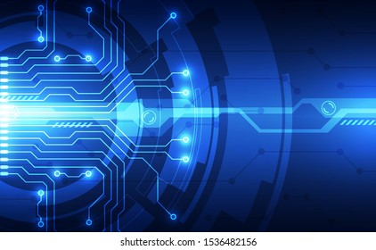 Vector Abstract futuristic technology background concept, Illustration high digital
