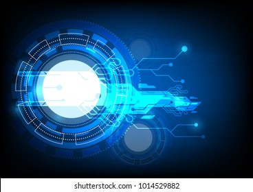 Vector abstract futuristic.Computer network technology background , technology concept. Vector illustration