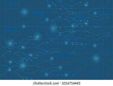 Vector abstract futuristic.Computer network technology background , technology concept. Vector illustration
