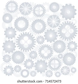 Vector abstract gears background