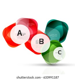 Vetor abstrato pedras preciosas com opções de infográficos