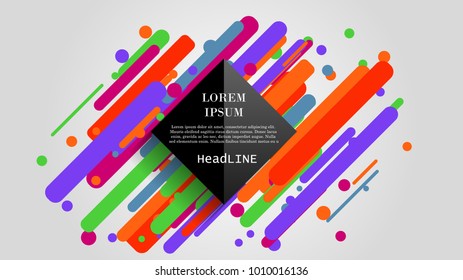 Vector, abstract geometric background