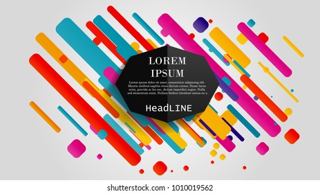 Vector, abstract geometric background