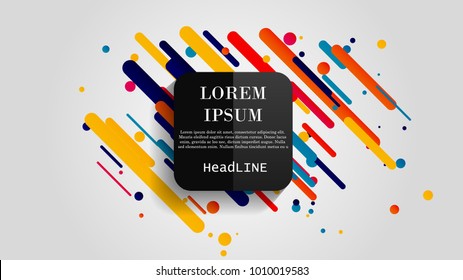 Vector, abstract geometric background