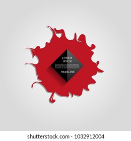 Vector, abstract geometric background