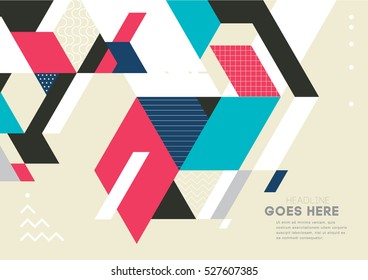 Vector of abstract geometric background