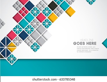 Vector of abstract geometric background