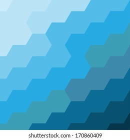 Vector abstract geometric background in blue colors