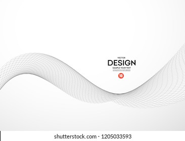Vector abstract geometric background. Grid construction. For business, science, technology design