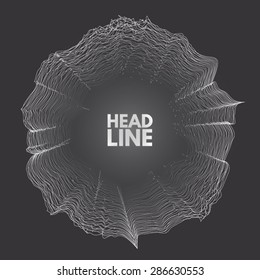 Vector abstract geometric background. High quality design element.