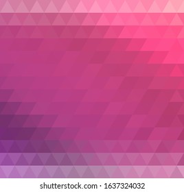 Vector abstract geometric background. Lilac and pink triangles.