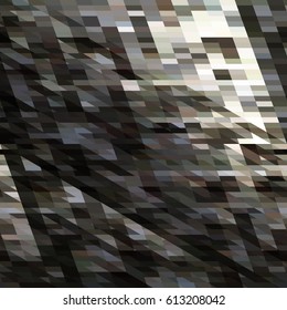 Vector abstract geometric background; Pixel illustration