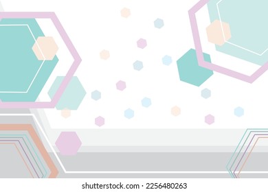 vector abstract geometric background with polygons