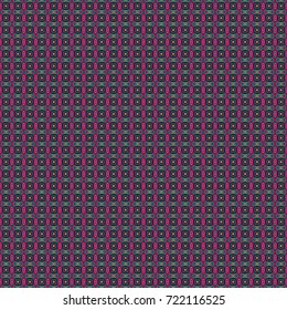 Vector abstract geometric background. Seamless pattern with rhombus and polygons forming abstract wallpaper. Stylish blue, black and red texture.
