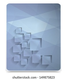 Vector Abstract geometric background squares
