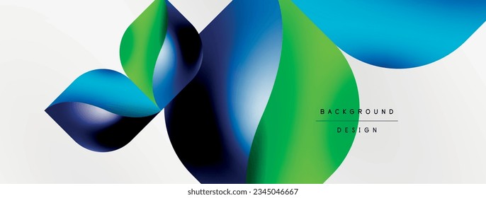 Vector abstract geometric background. Techno flower petals concept. Wallpaper or texture design, bright poster, banner, flyer