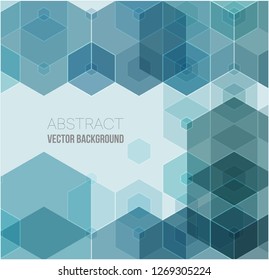 Vector Abstract geometric background. Template brochure design.