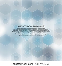 Vector Abstract geometric background. Template brochure design