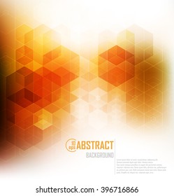 Vector Abstract geometric background. Template brochure design. EPS 10