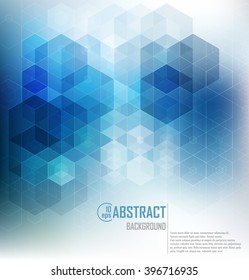 Vector Abstract geometric background. Template brochure design. EPS 10