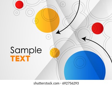 Vector Abstract geometric background. Template brochure design. Hexagonal banners. Can be used for website and promotion. Clean white design layout template. 