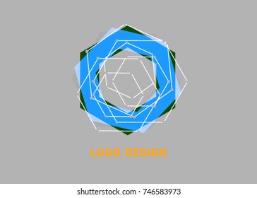 Vector Abstract geometric background. Template brochure design. Hexagonal banners. Can be used for website and promotion. Clean white design layout template. 