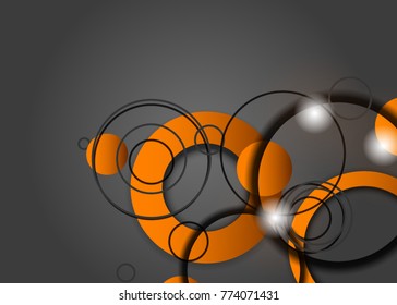 Vector Abstract geometric background. Template brochure design. Hexagonal banners. Can be used for website and promotion. Clean white design layout template.