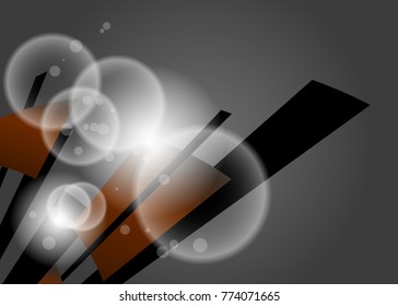 Vector Abstract geometric background. Template brochure design. Hexagonal banners. Can be used for website and promotion. Clean white design layout template.