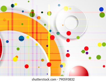 Vector Abstract geometric background. Template brochure design. Hexagonal banners. Can be used for website and promotion. Clean white design layout template.