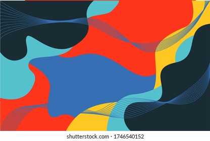 Vector of abstract geometric background. Abstract vector background. Trendy minimal design for modern business brochure/ leaflet, flyer, cover template. stock-vector EPS 10