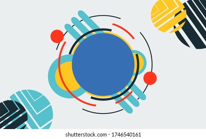 Vector of abstract geometric background. Abstract vector background. Trendy minimal design for modern business brochure/ leaflet, flyer, cover template. stock-vector EPS 10