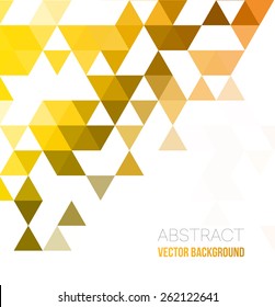 Vector Abstract geometric background with triangles 